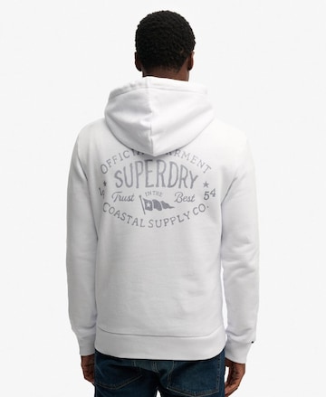 Sweat-shirt 'Lo-Fi Dockside' Superdry & Co en blanc : devant