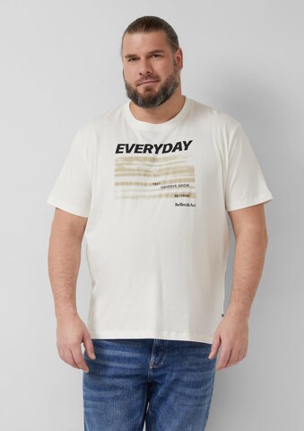 T-Shirt s.Oliver en beige : devant