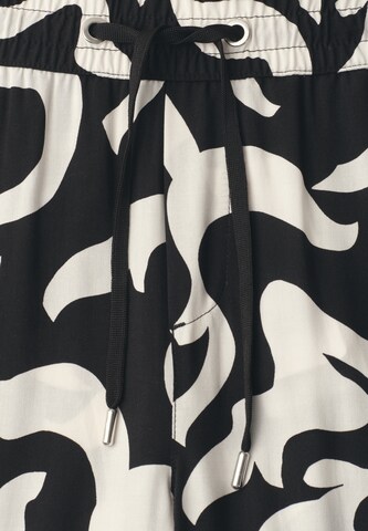 STREET ONE Loosefit Hose in Schwarz
