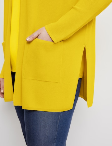 Cardigan SAMOON en jaune