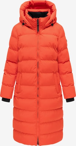 MARIKOO Funktionsmantel 'Harukaa 16' in Orange: Vorderseite