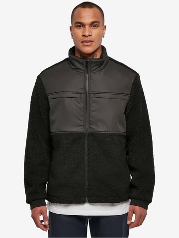 Urban Classics Between-Season Jacket in Black: front