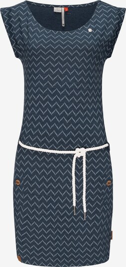 Ragwear Vestido de verano 'Tag Zig Zag' en navy / blanco, Vista del producto