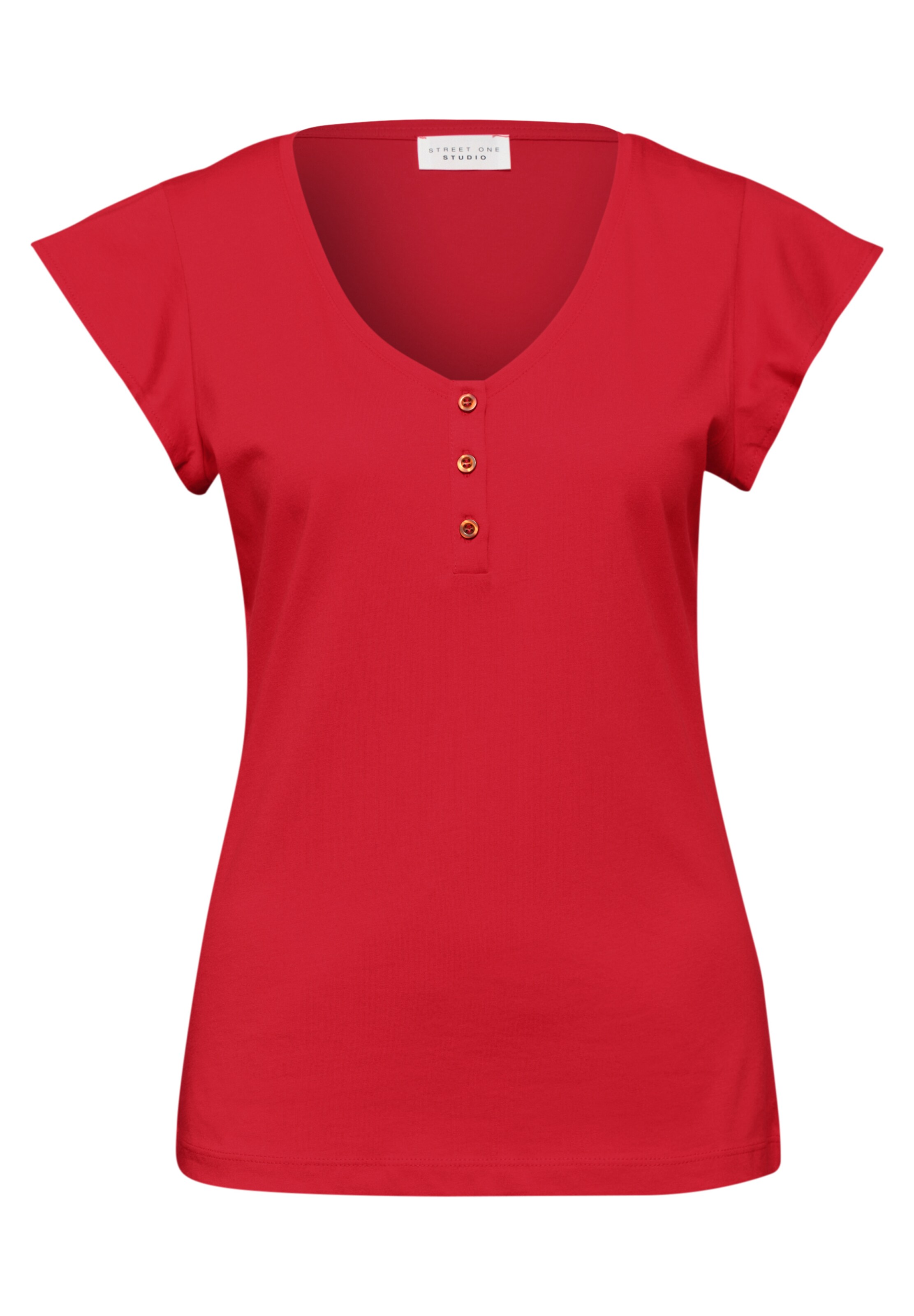 Street One Studio Shirt in Red: front