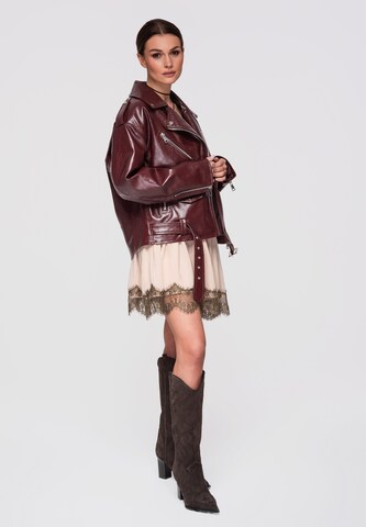 Veste mi-saison 'OW-JAFL-0111' Ombre en rouge