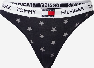 Tanga Tommy Hilfiger Underwear pe albastru închis / alb, Vizualizare produs