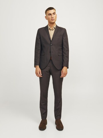 JACK & JONES Slimfit Jakkesæt 'SOLARIS' i brun