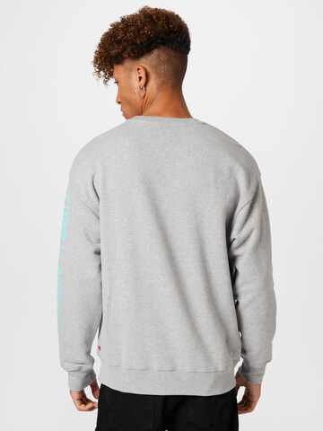 Coupe regular Sweat-shirt 'Relaxd Graphic Crew' LEVI'S ® en gris