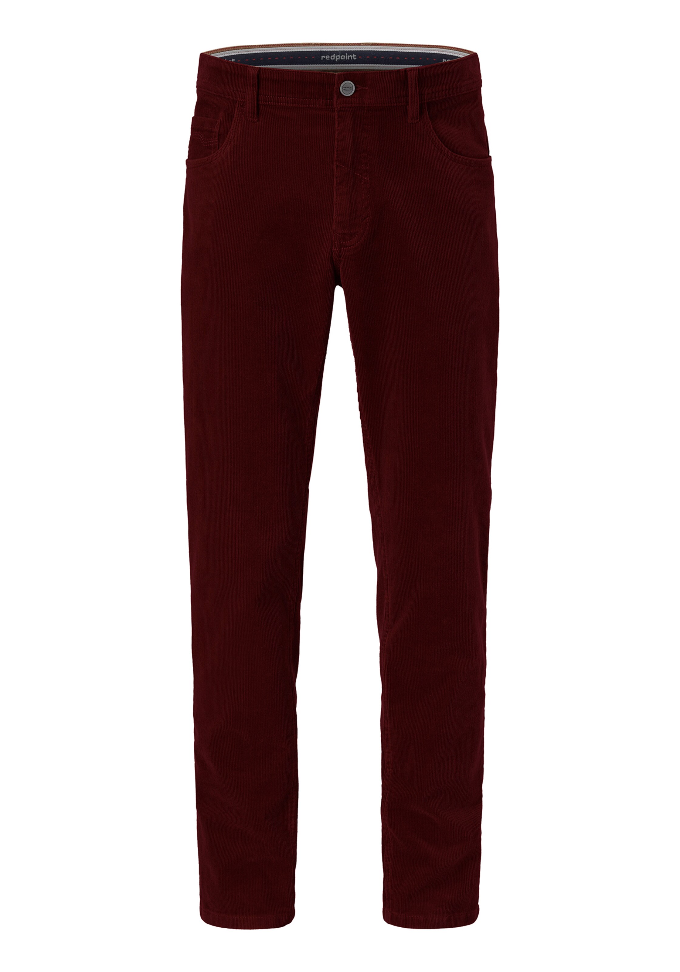 REDPOINT Slim fit Pants in Red: front