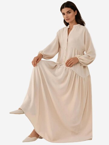 Hiccup Dress in Beige