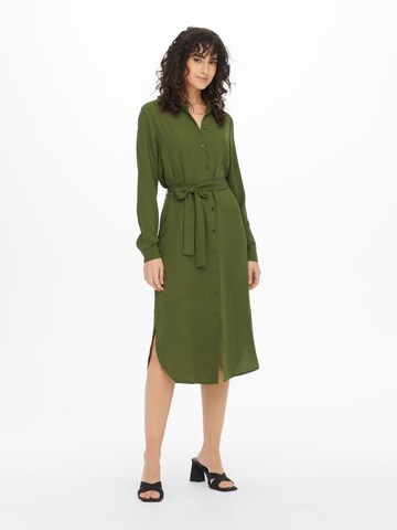 JDY Skjortklänning 'Rachel' i grön: framsida