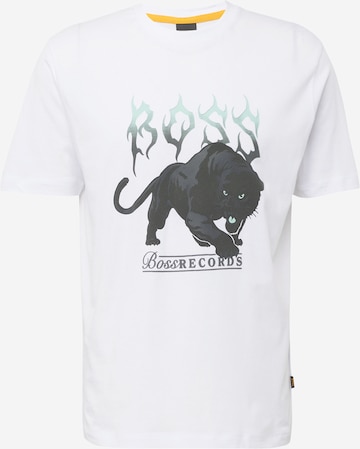 BOSS Orange - Camiseta 'Pantera' en blanco: frente