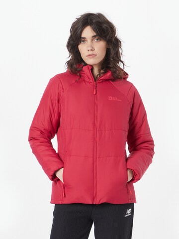 JACK WOLFSKIN Куртка в спортивном стиле 'BERGLAND' в Красный: спереди