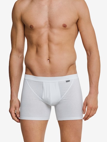 SCHIESSER Boxerky 'Authentic' - biela