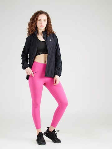 UNDER ARMOUR Skinny Sporthose 'Motion' in Pink
