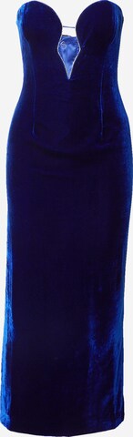 Rochie de seară 'BAROL' de la Bardot pe albastru: față