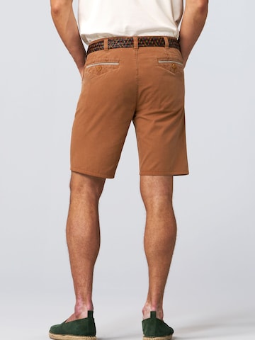 Coupe slim Pantalon chino 'Chicago' MEYER en orange