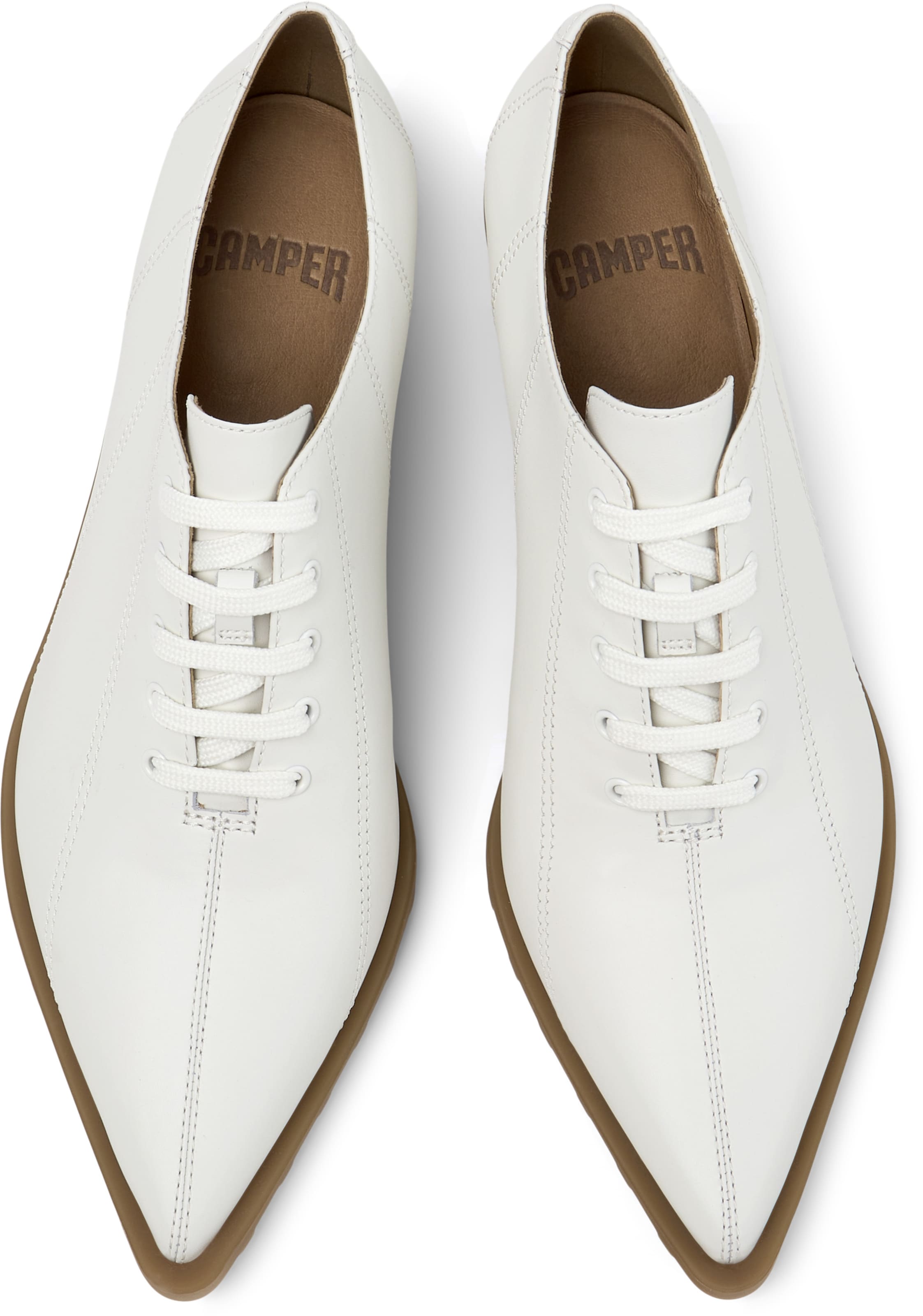 Scarpa stringata 'Anita' di CAMPER in bianco