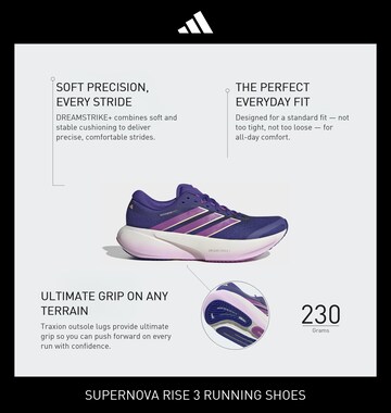 ADIDAS PERFORMANCE Tekaški čevelj 'Supernova Rise 3' | vijolična barva