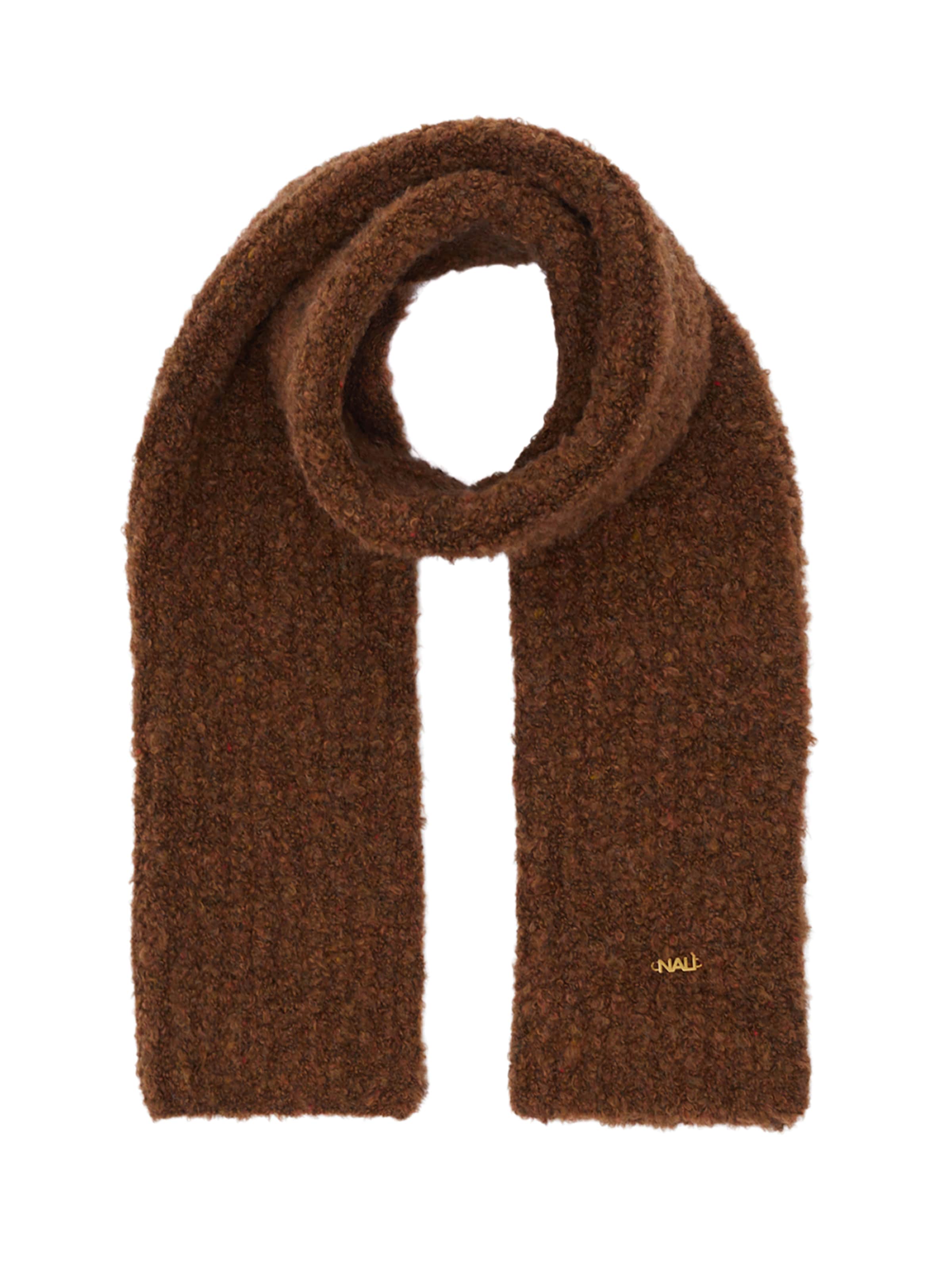 NALì Schal 'Becky' in Braun: Vorderseite