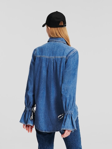 KARL LAGERFELD JEANS Bluse in Blau