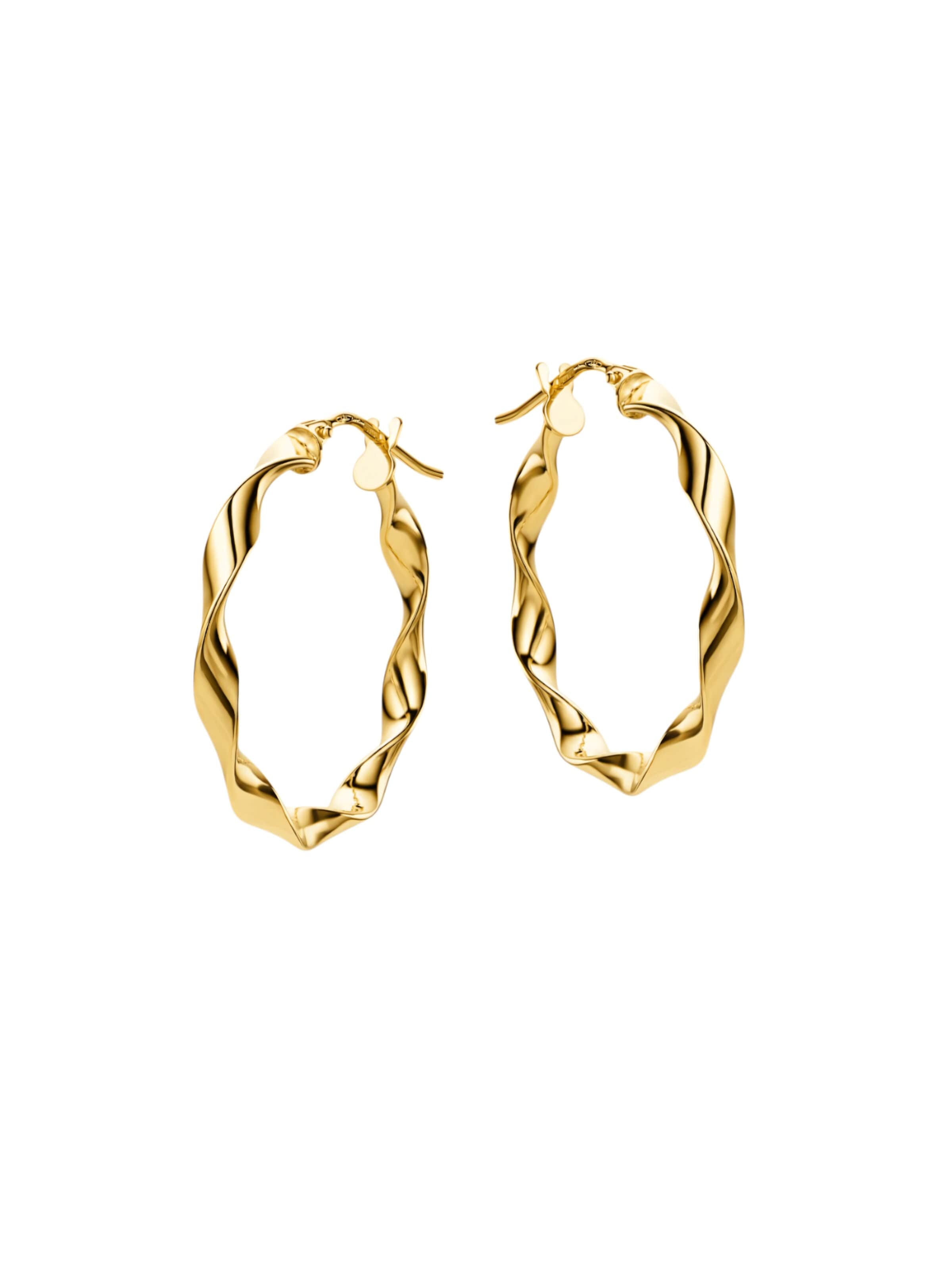 Vanlere - Pendientes en oro: frente