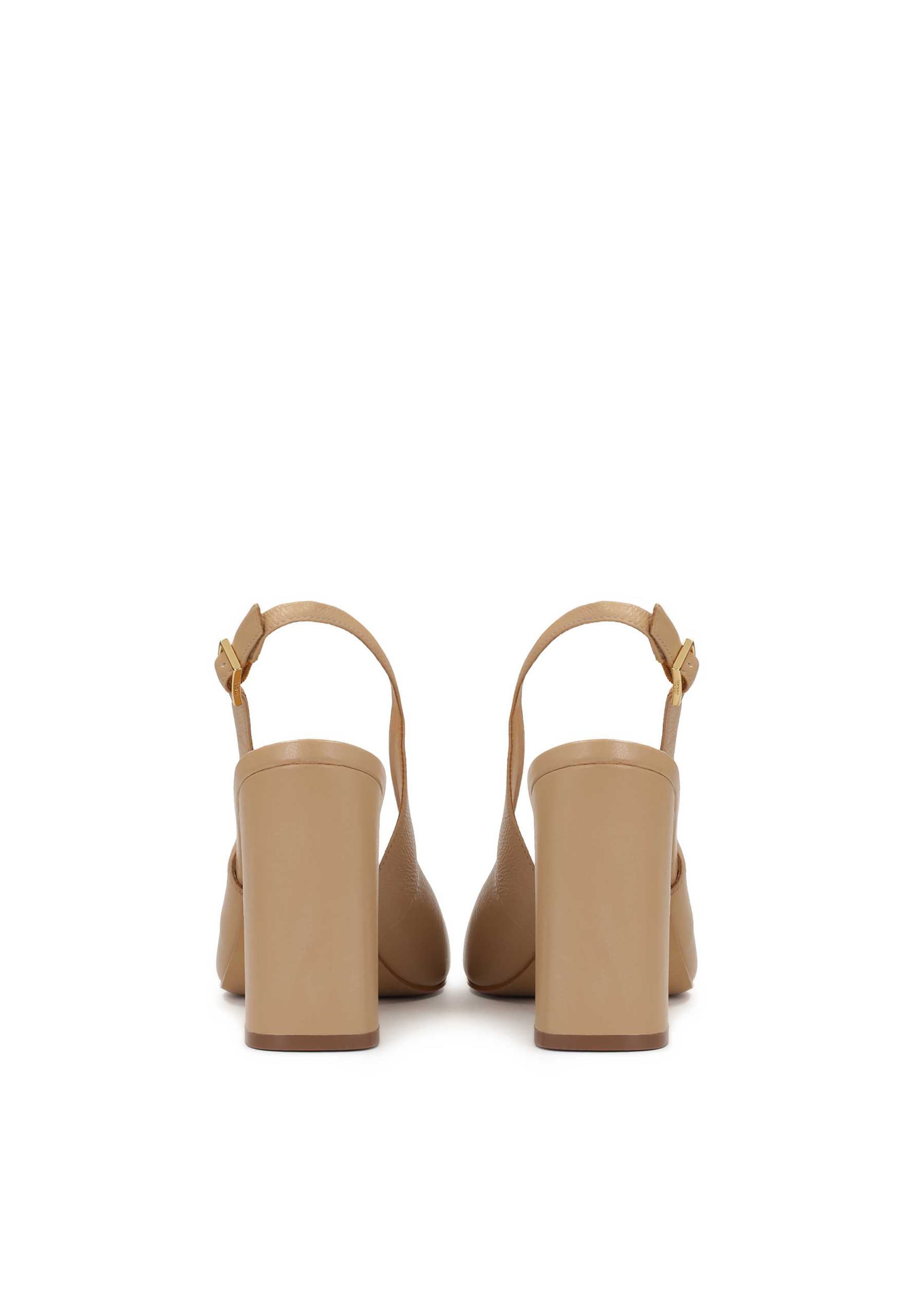 Kazar Slingback Pumps in Beige