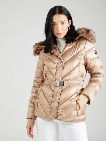 MICHAEL Michael Kors - Casaco de inverno em ouro: frente