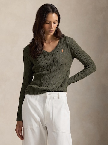 Pulover de la Polo Ralph Lauren pe verde: față