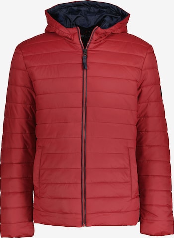 Veste mi-saison LERROS en rouge : devant