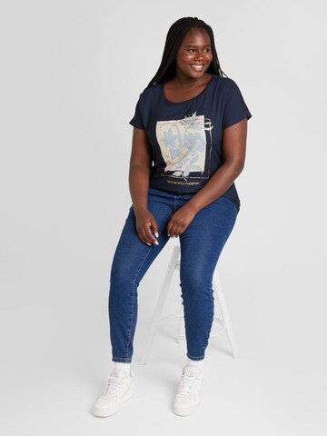 T-shirt 'CARKETTY' ONLY Carmakoma en bleu