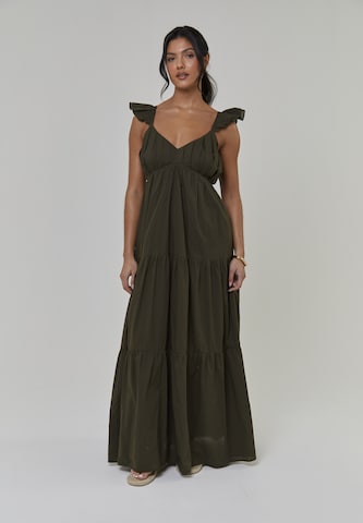 Robe South Beach en vert : devant