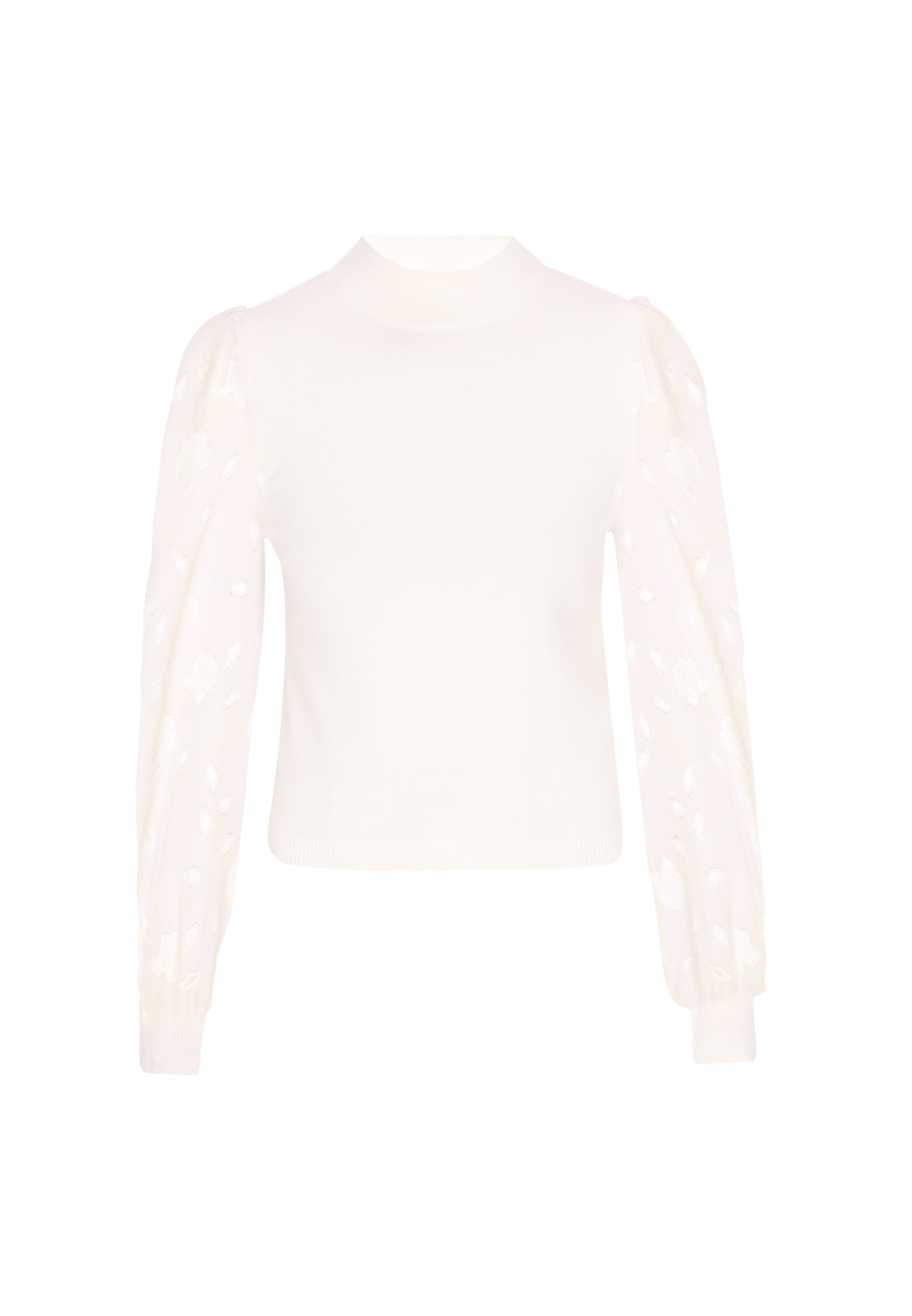 faina Pullover 'Festive' in Weiß: Vorderseite