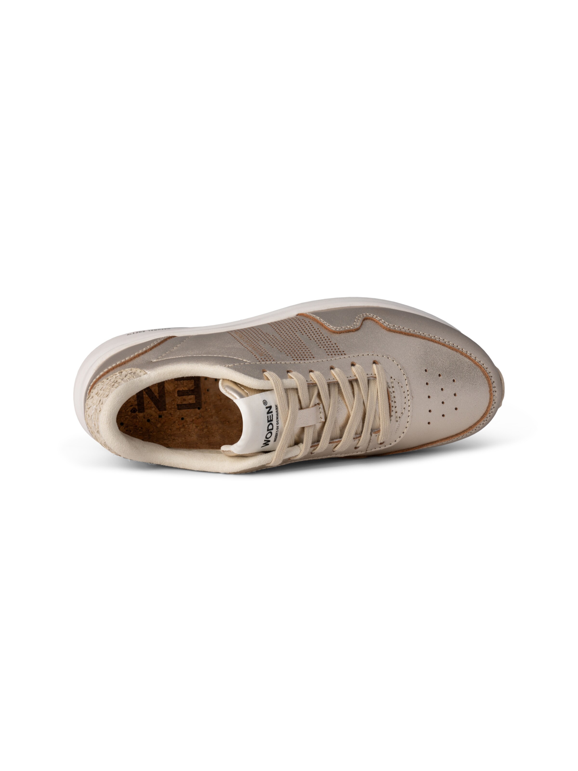 WODEN Sneakers laag 'Nora' in Goud