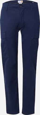 TIMBERLAND Regular Карго панталон в синьо: отпред