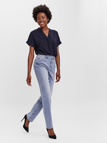 VERO MODA Regular Jeans 'Drew' in Blauw