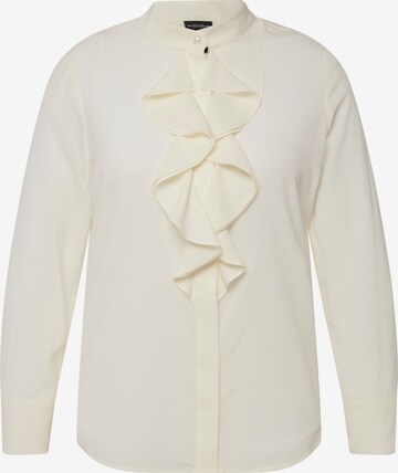 Ulla Popken Blouse in Beige: voorkant