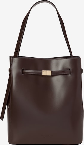 Marc O'Polo Schoudertas in Bruin: voorkant