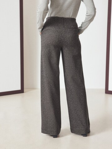 Next Wide leg Pantalon in Grijs
