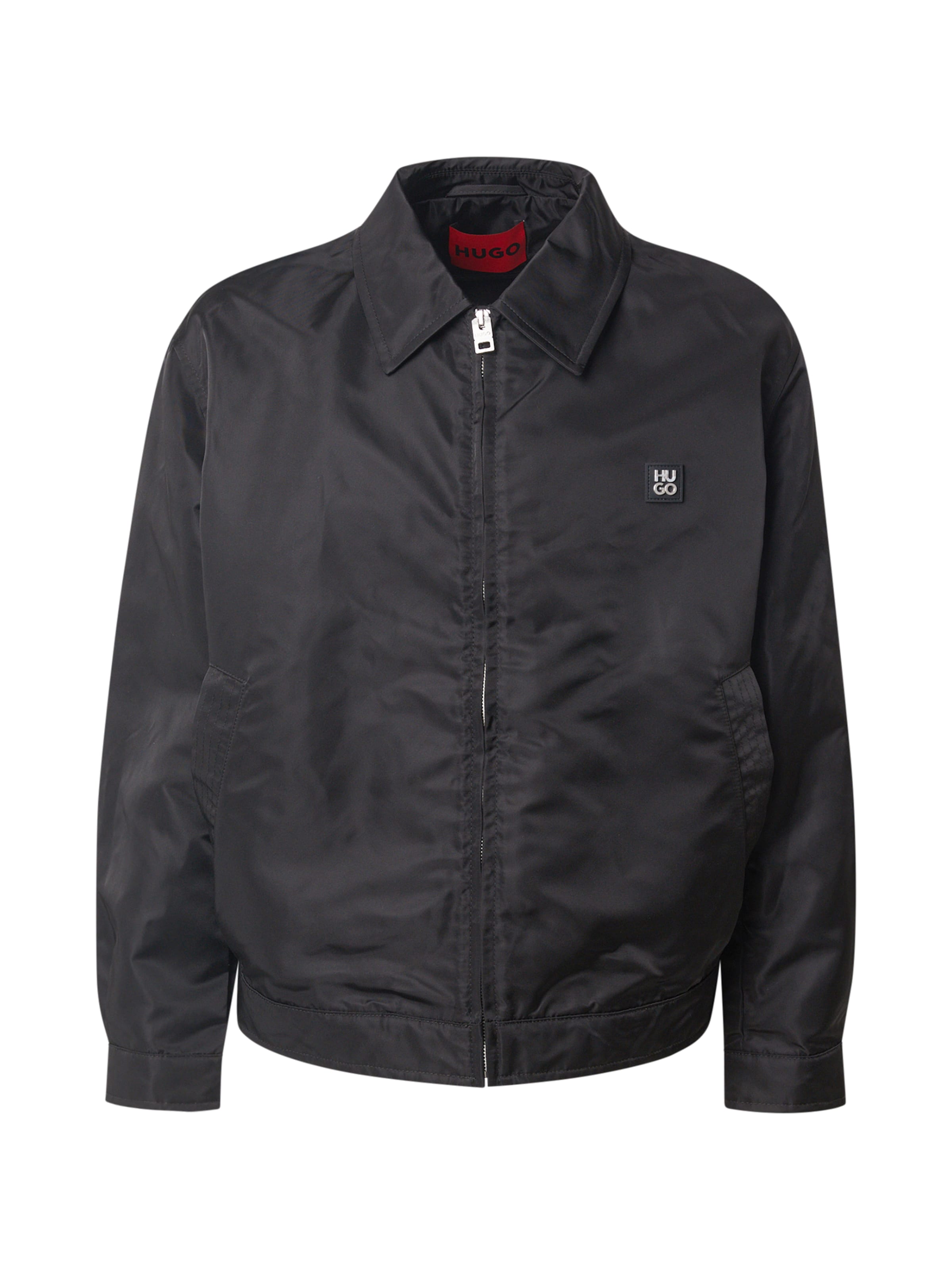 HUGO Between-Season Jacket 'Belto2531' in Black: front