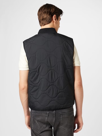 TOM TAILOR DENIM Vest in Black