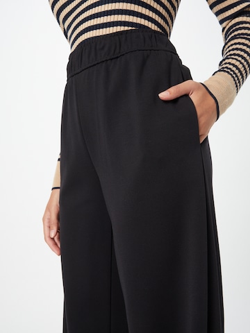 ESPRIT Wide Leg Hose in Schwarz