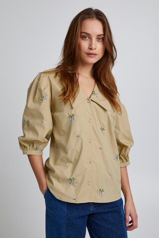 PULZ Jeans Blouse in White: front