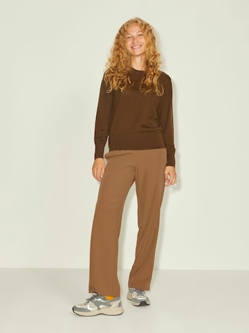 JJXX Wide leg Pants 'Poppy' in Brown