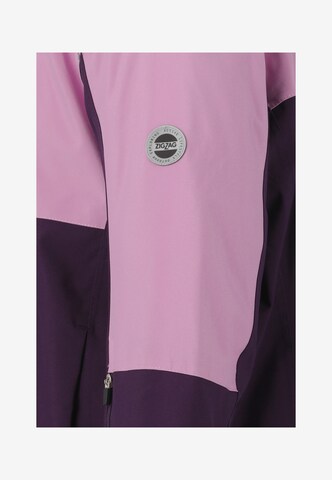 ZigZag Outdoor jacket 'Holiday' in Purple