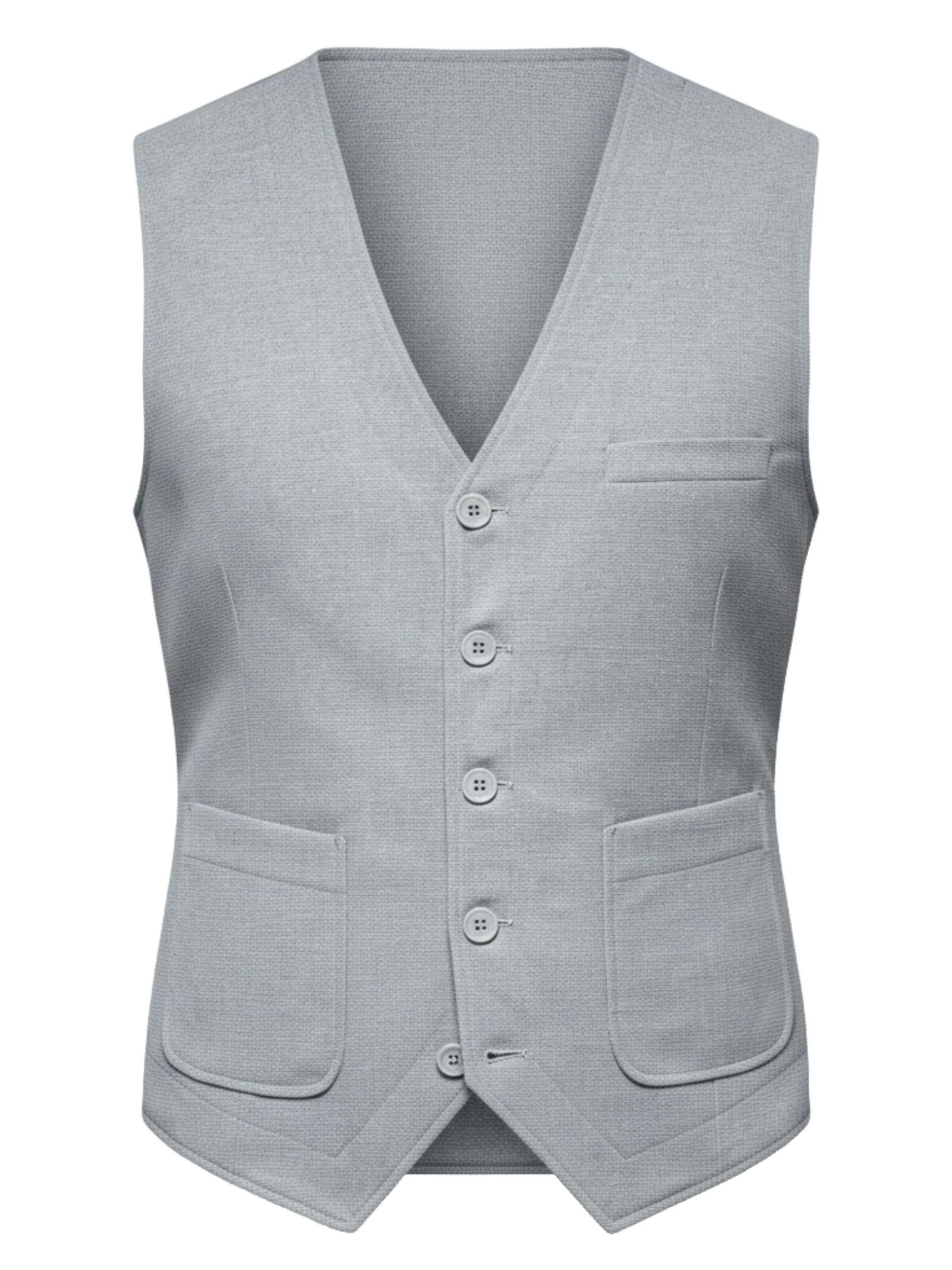 Gilet di Ombre in grigio: frontale
