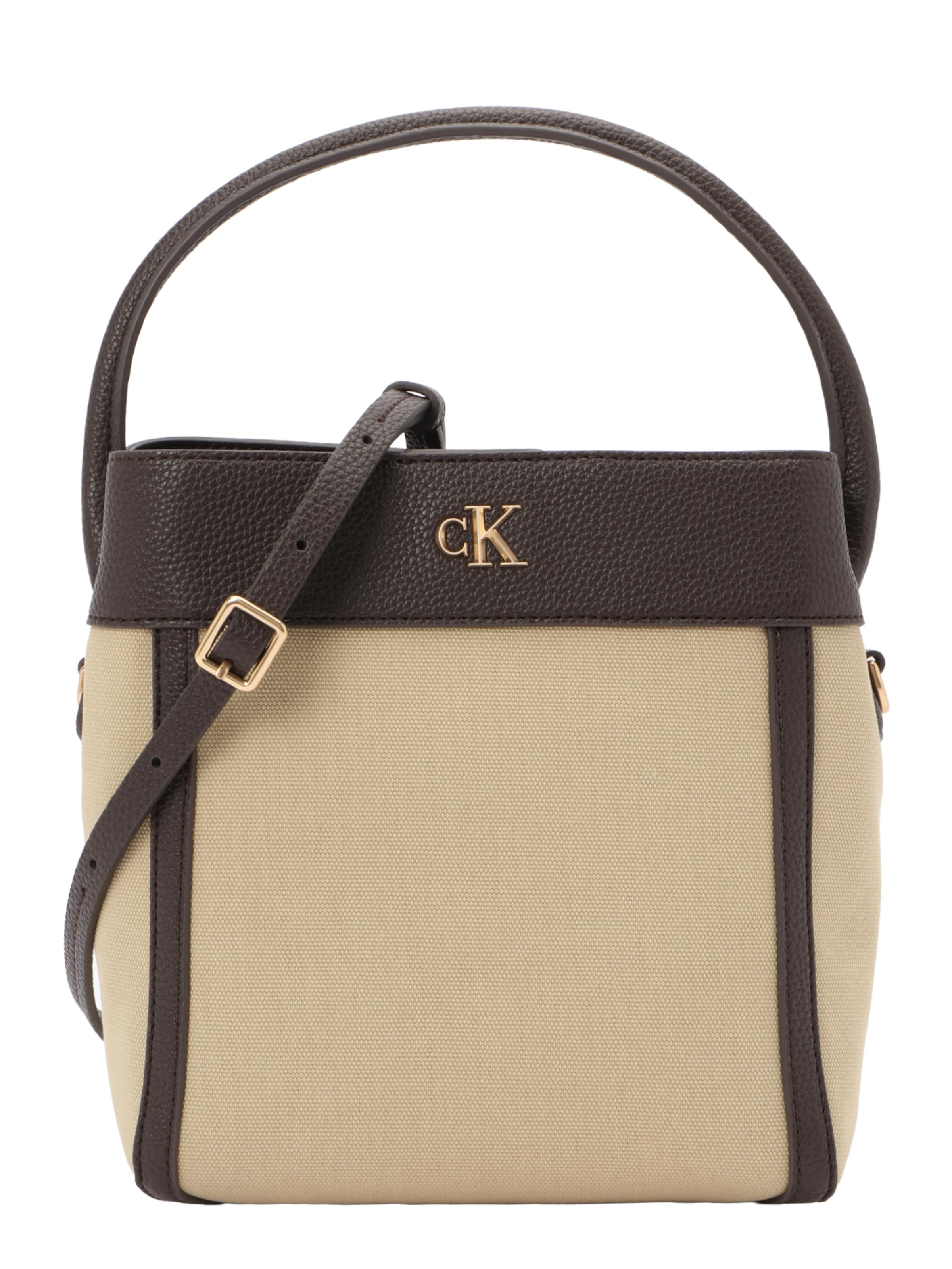 Calvin Klein Håndtaske i beige: forside