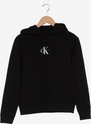 Calvin Klein Jeans Kapuzenpullover S in Schwarz: predná strana