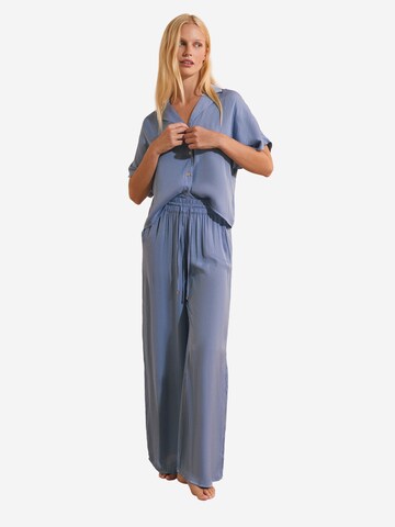 Pantalon de pyjama 'Cheeta' ETAM en bleu