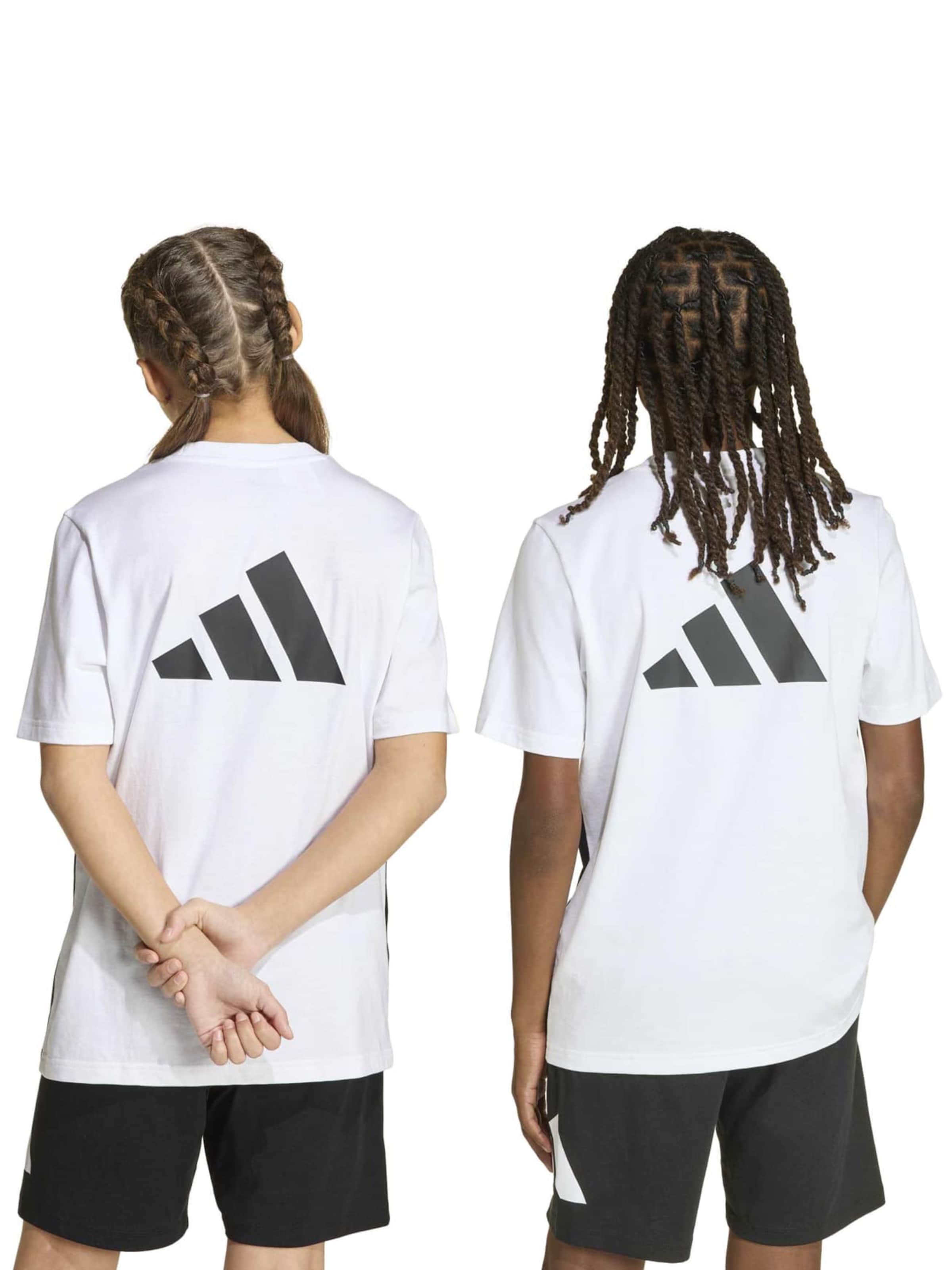 T-Shirt fonctionnel ADIDAS SPORTSWEAR en blanc : devant